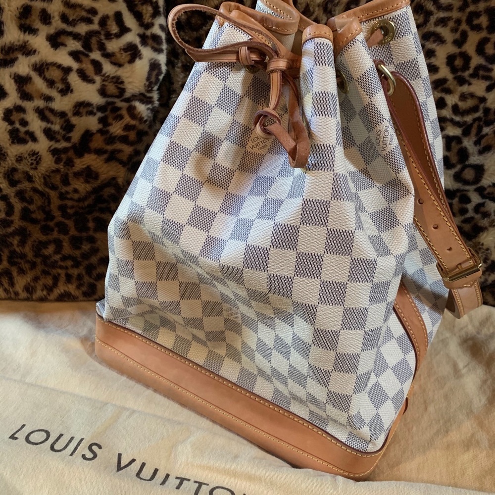 Louis Vuitton Damier Azur Noé BB Authentic purse